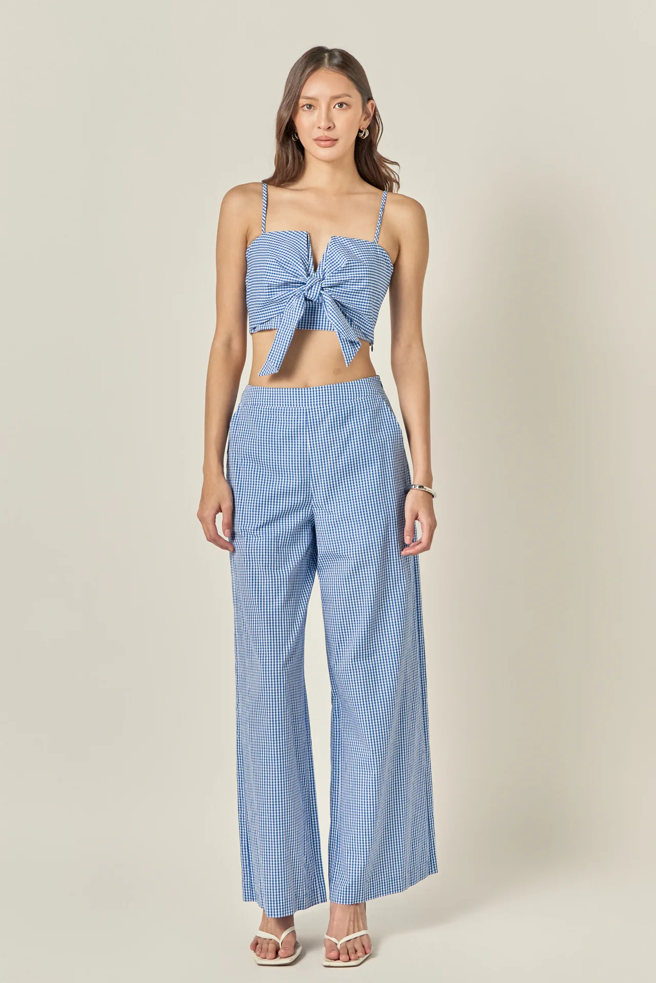 Gingham Culotte Breeze Pants - Image 14