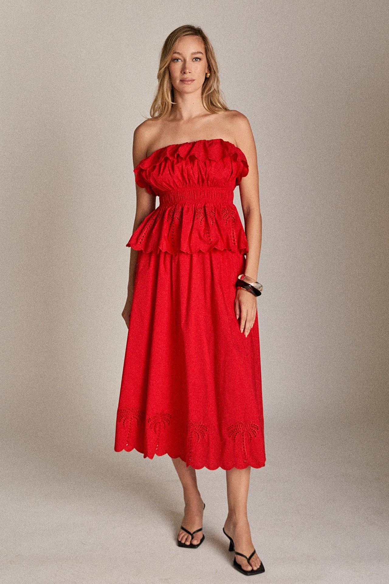Sweet Scallop Midi Skirt - Image 7