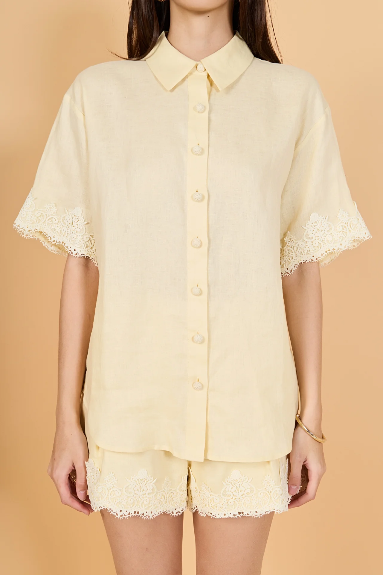 Linen Lace Shirt - Image 8