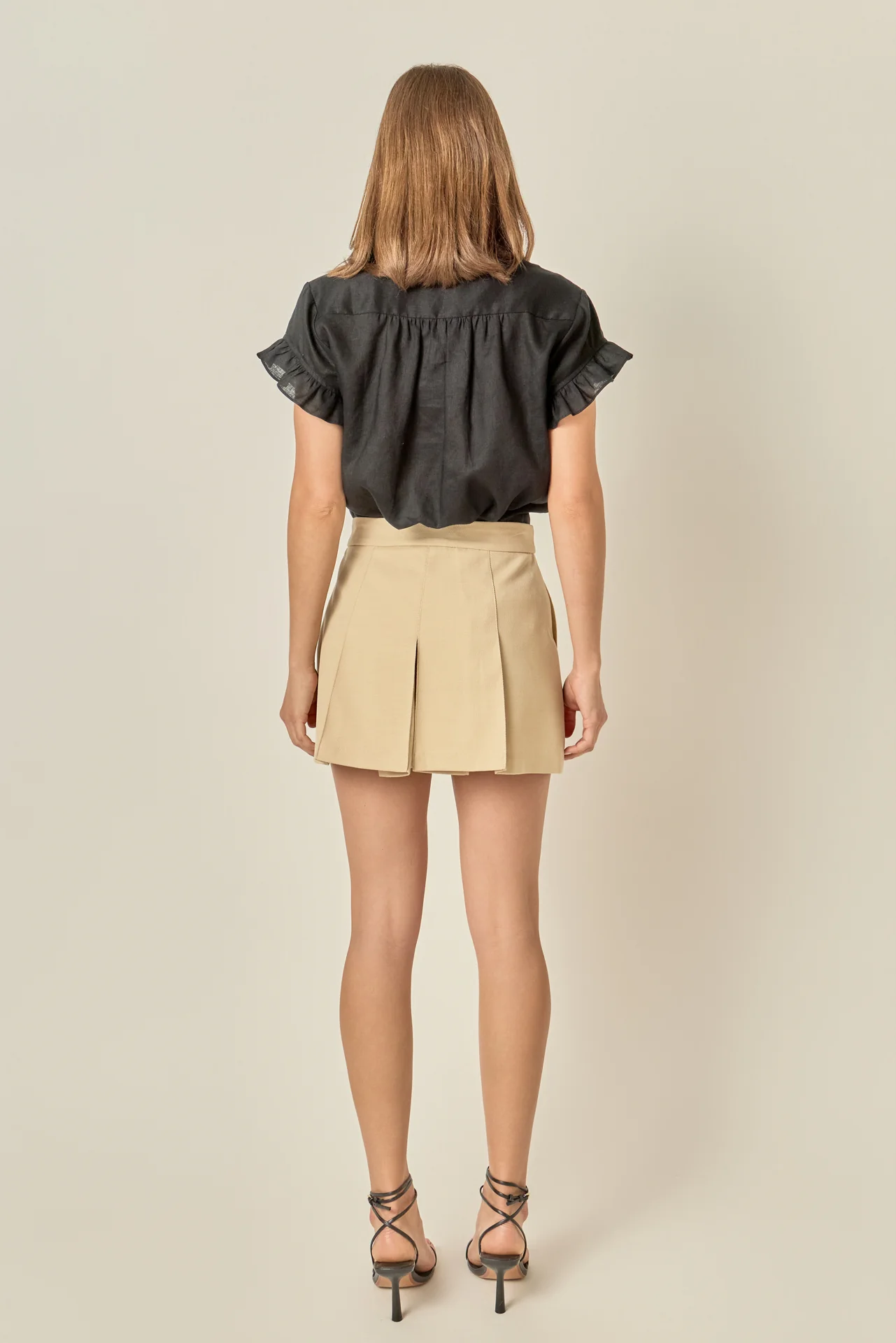 Linen Ruffle Shirt - Image 4