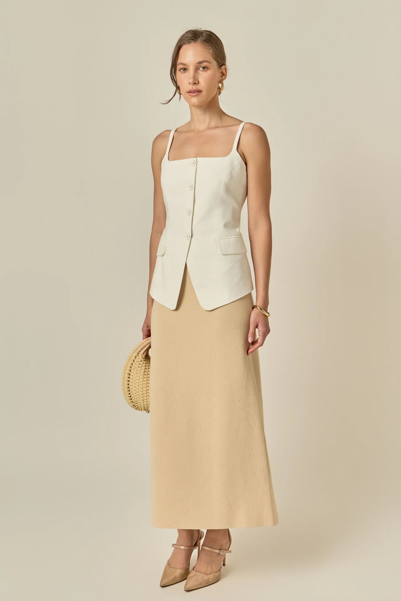 Tailored Vest Top - Image 4