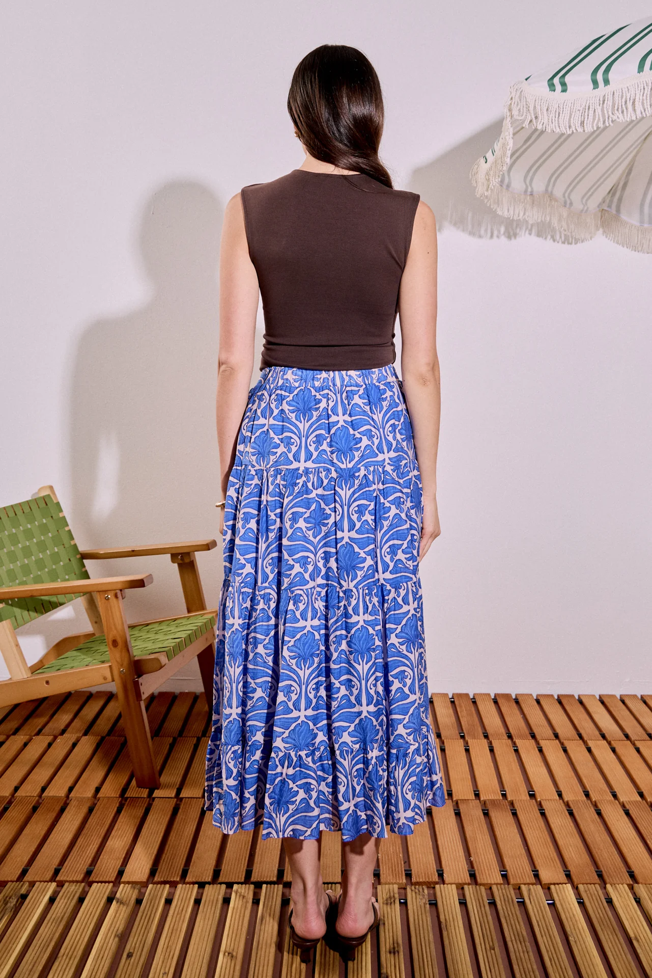 Print Midi Skirt - Image 4