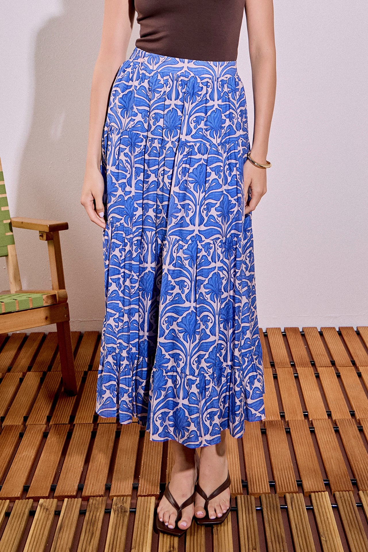 Print Midi Skirt - Image 5