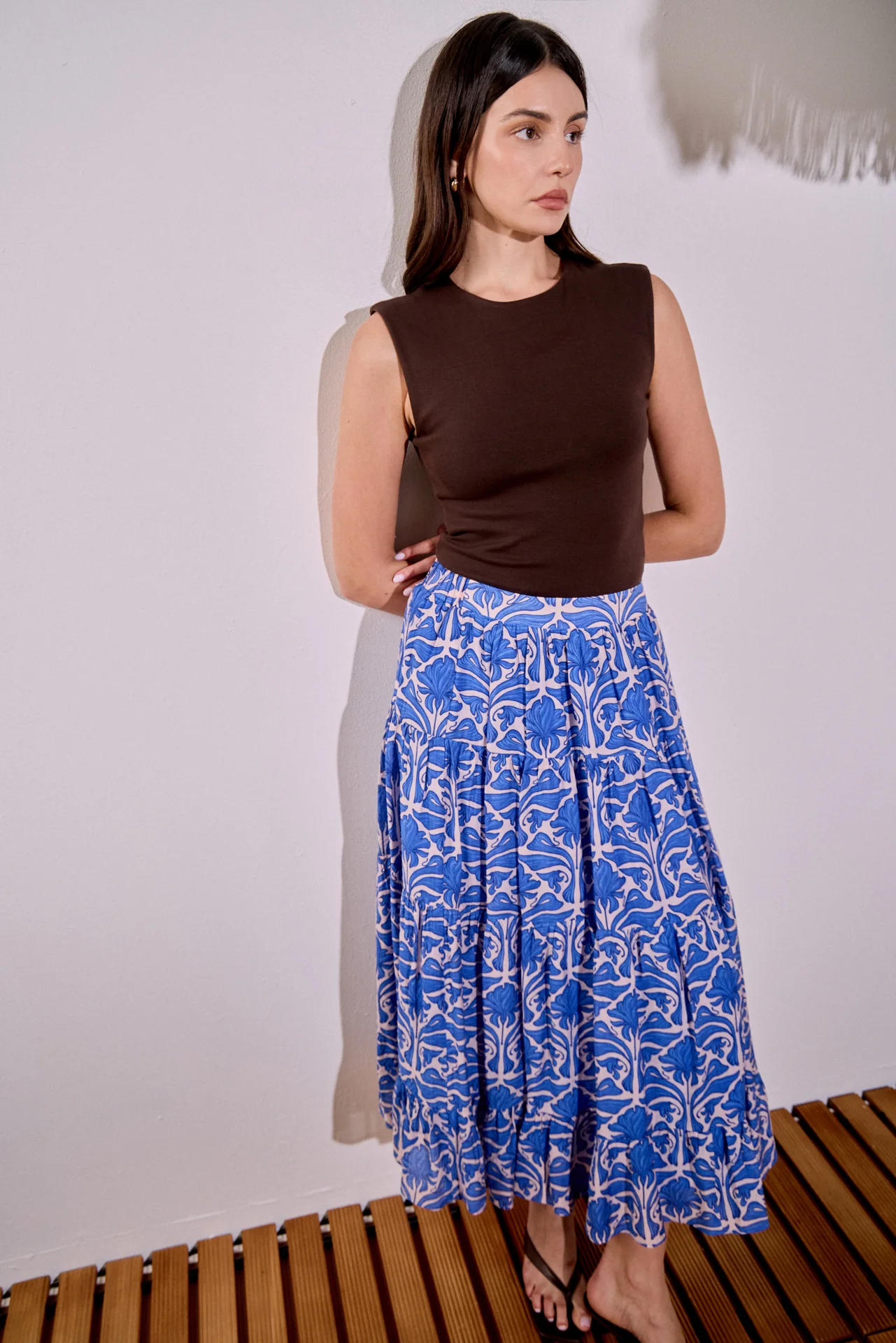 Print Midi Skirt - Image 6
