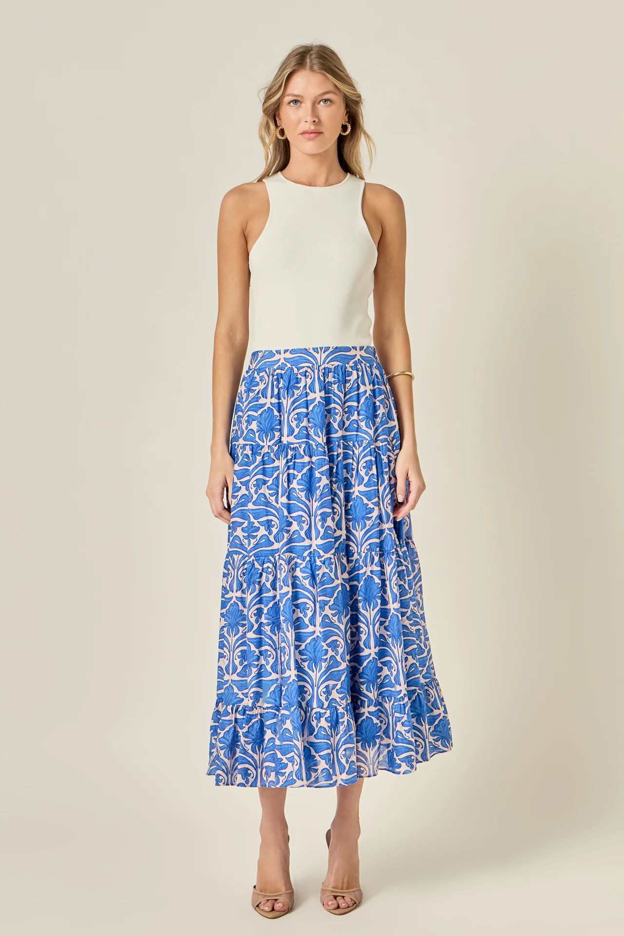 Print Midi Skirt - Image 7