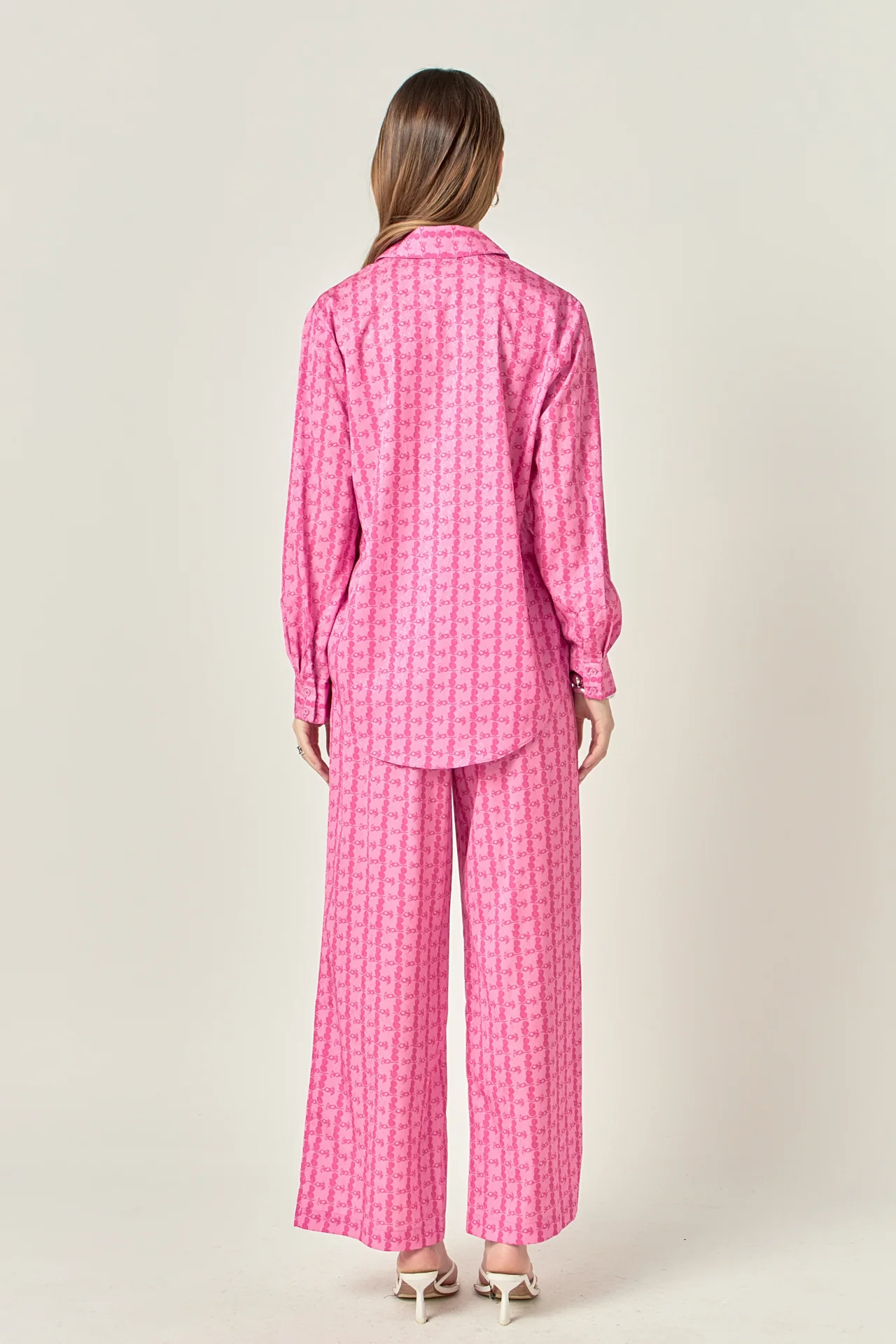 Satin Printed Shirt - Image 4