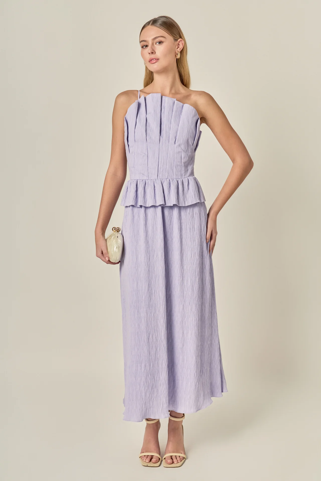 Modern Muse Pleated Midi Dress - Image 20