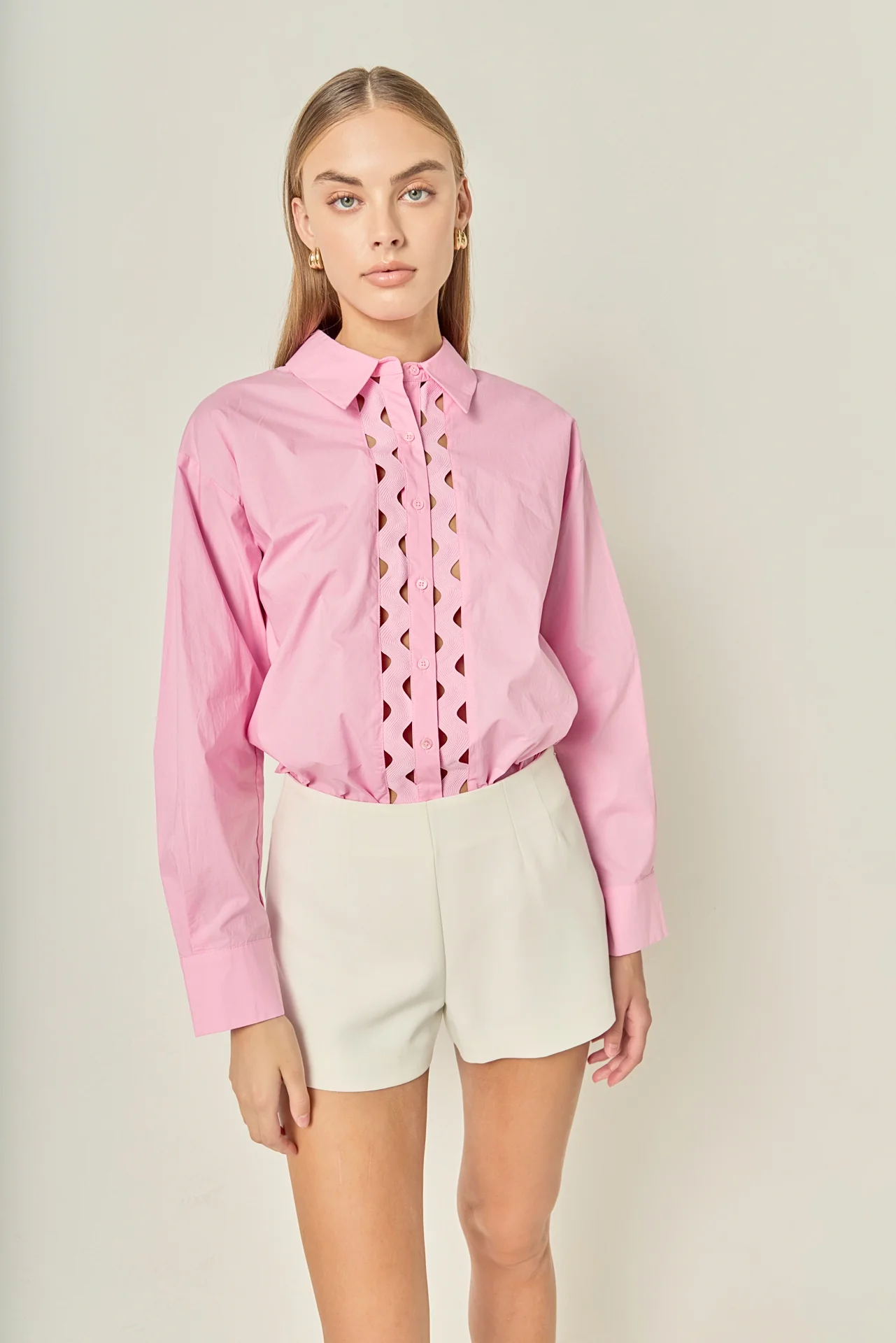 Sienna Scallop Shirt - Image 5