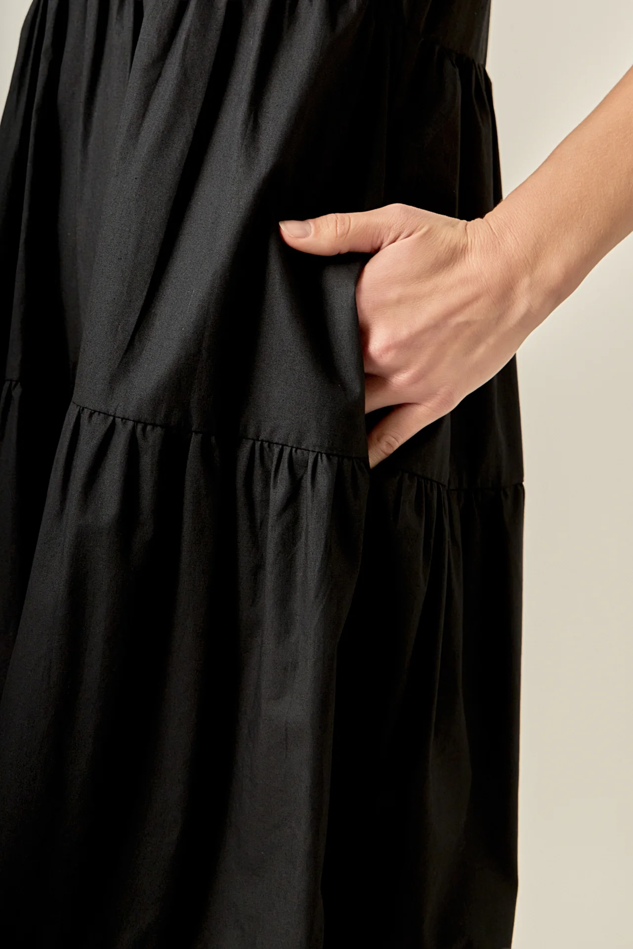 Short Puff Sleeve Midi Dress - Image 23