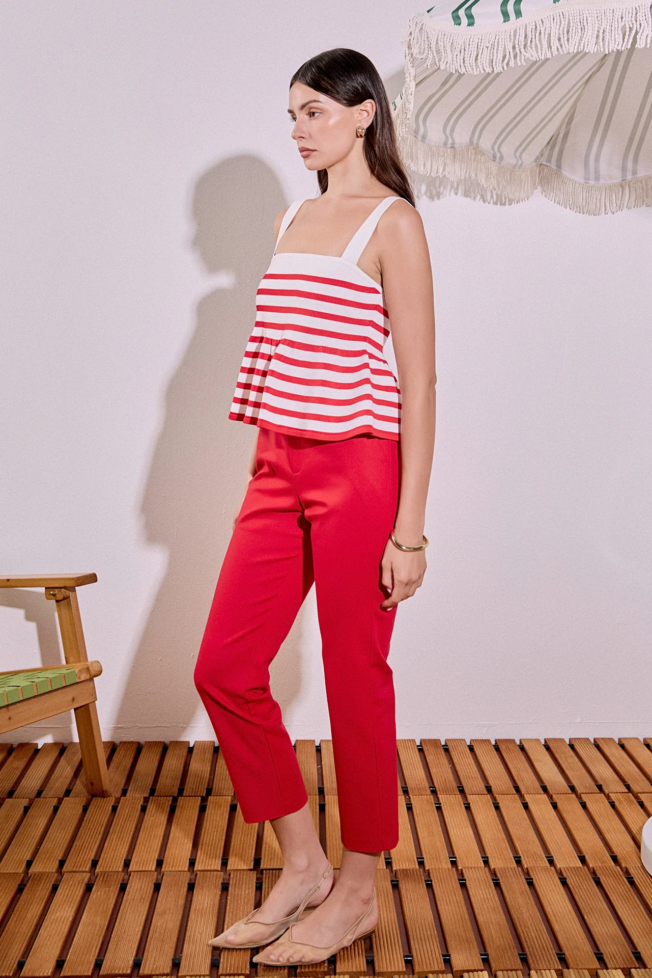 Slim Cigarette Trousers - Image 3