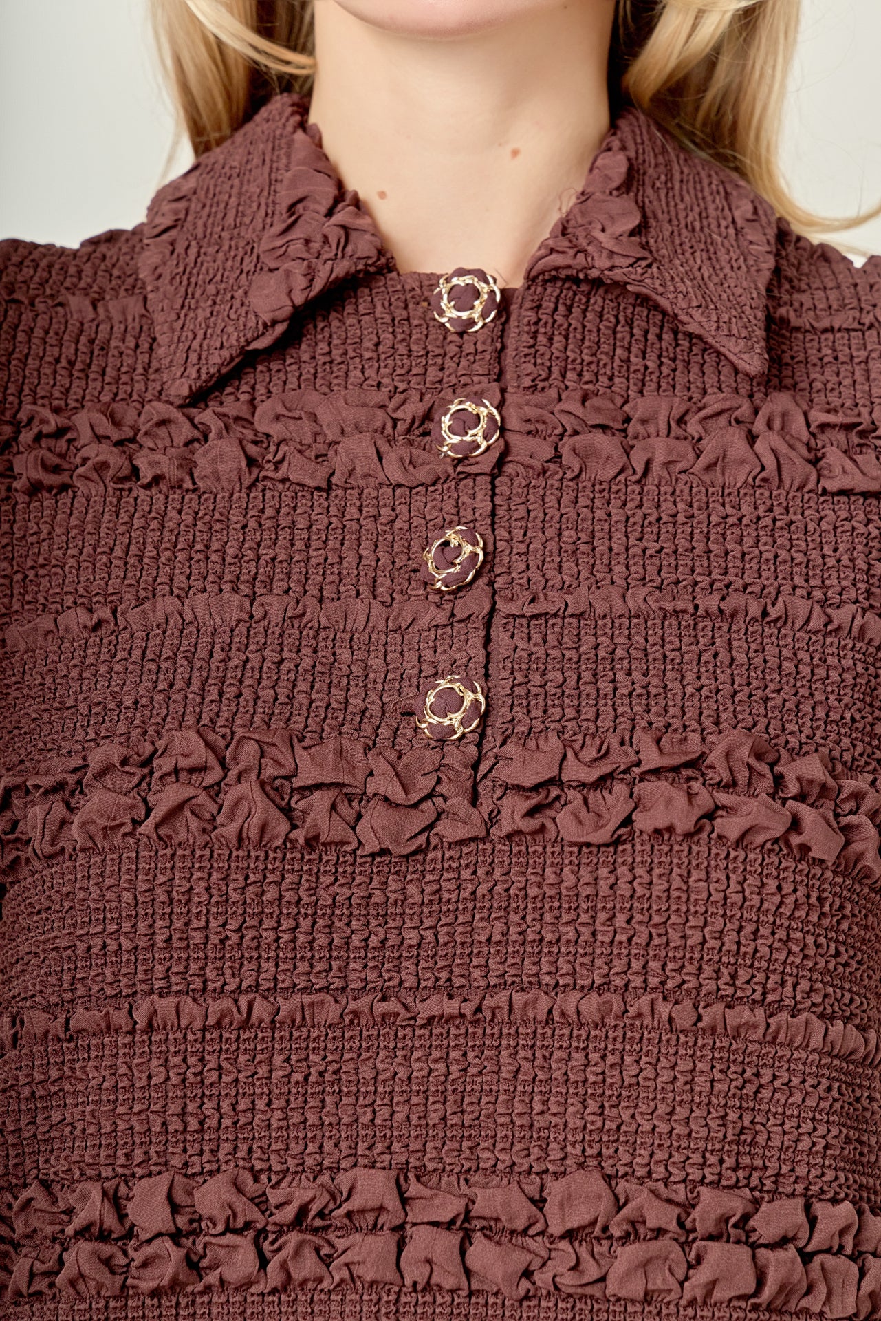 Textured Mini Dress - Image 35