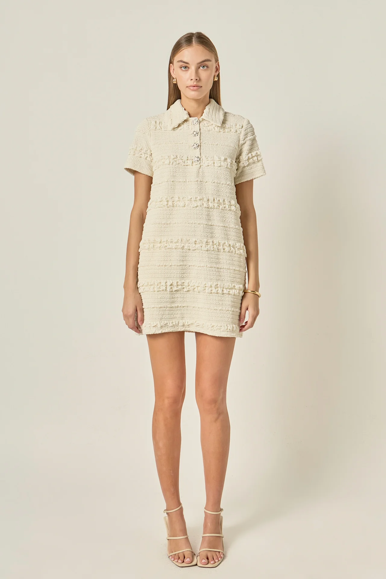 Textured Mini Dress - Image 6