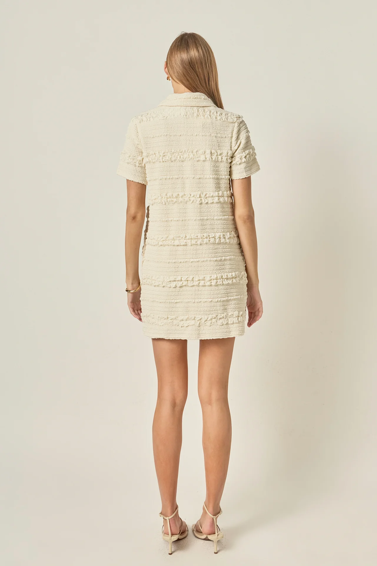 Textured Mini Dress - Image 9