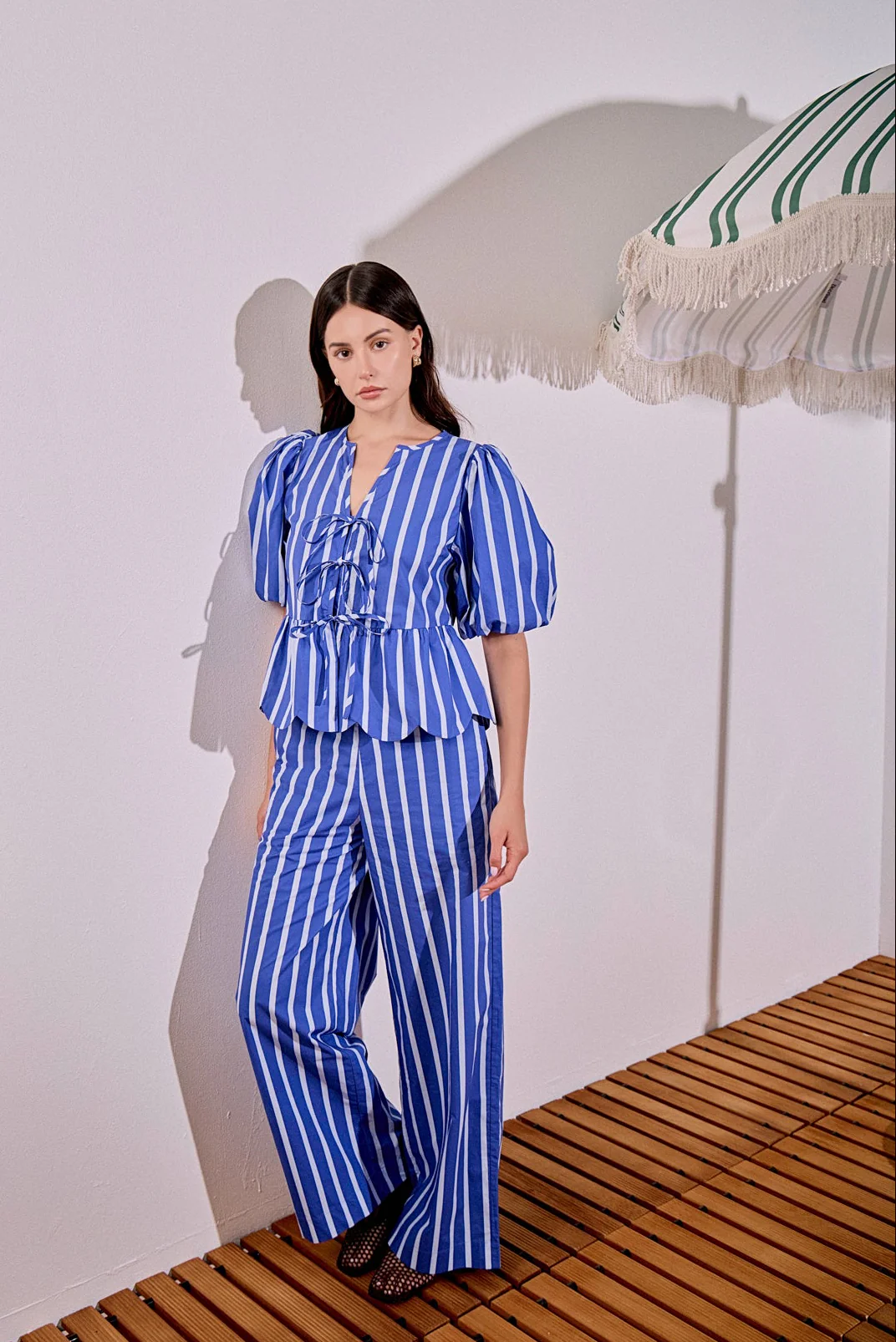 Stripe Long Pants - Image 5