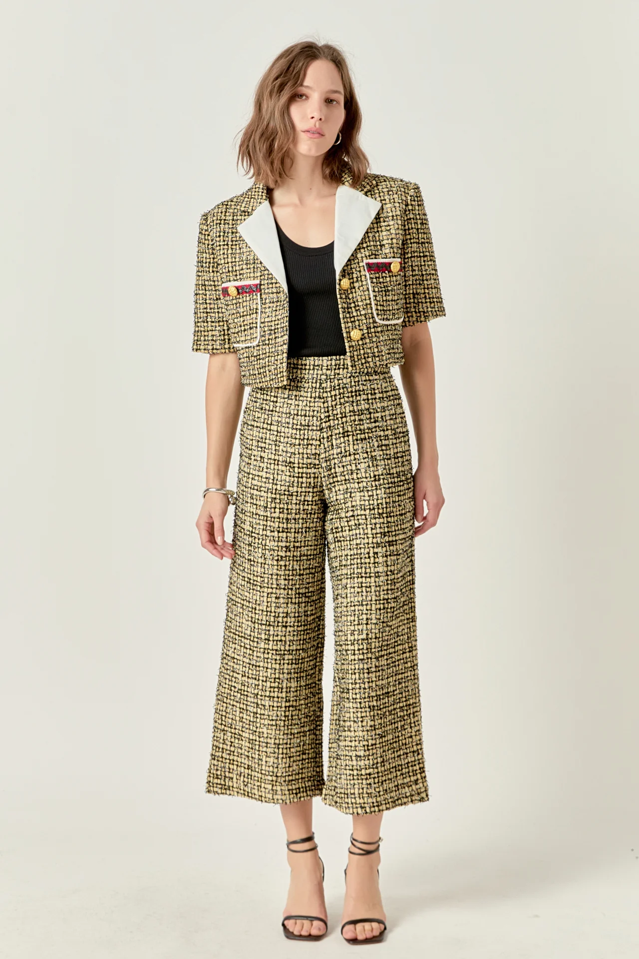 Premium Tweed Culottes - Image 3